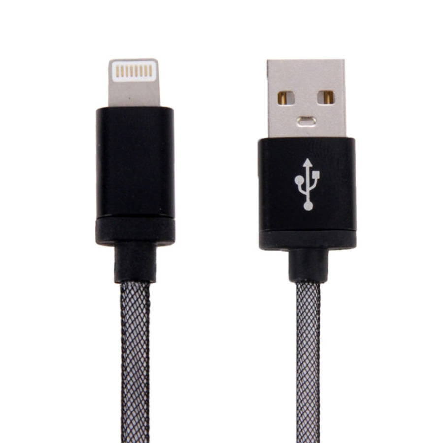 Net Style Metal Head 8 Pin to USB Data / Charger Cable, Cable Length: 25cm