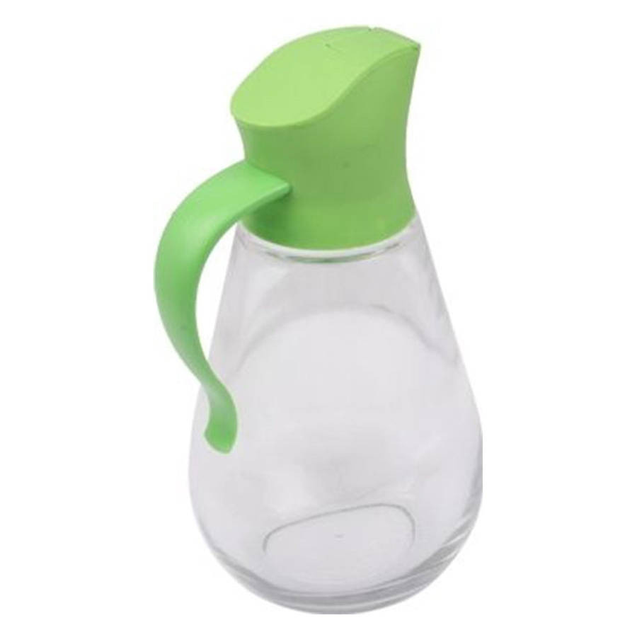 Automatic Lid Open Glass Oil Bottle