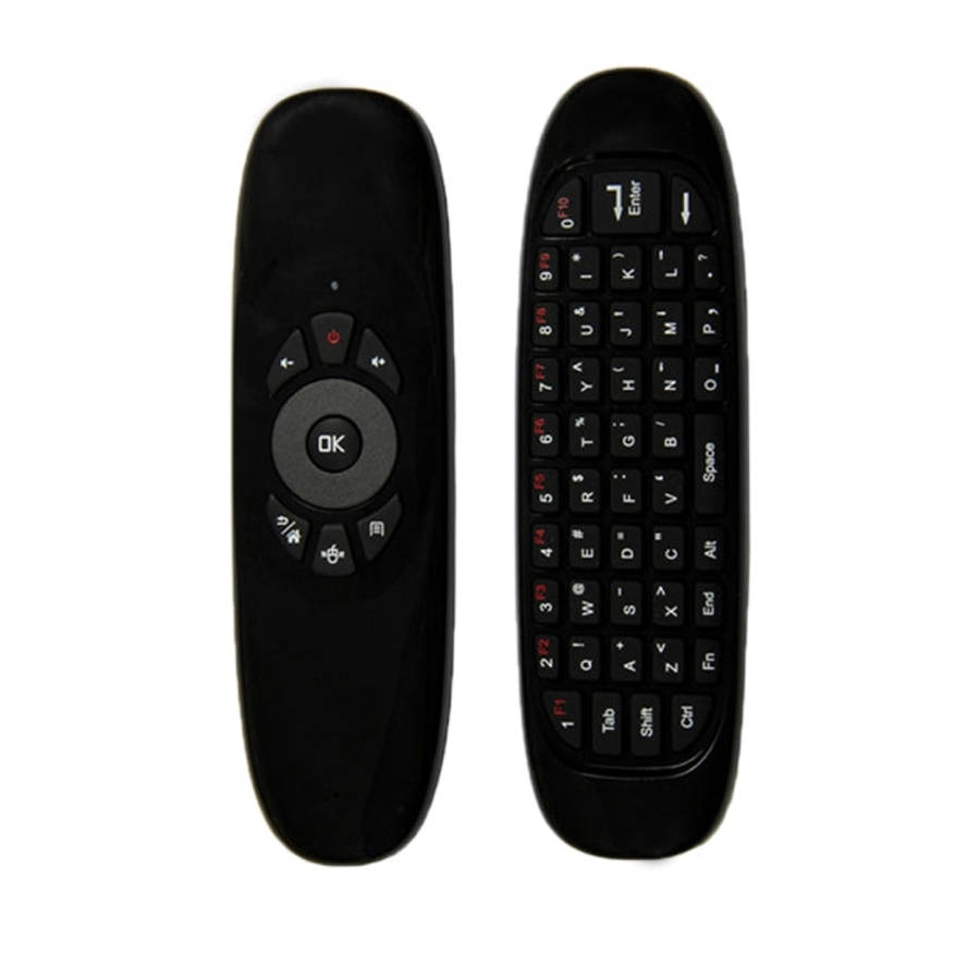 C120 T10 Fly Air Mouse 2.4GHz Rechargeable Wireless Keyboard Remote Control for Android TV Box / ...