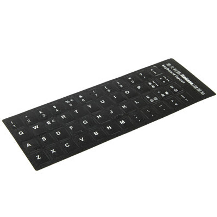 Italian Learning Keyboard Layout Sticker for Laptop / Desktop Computer Keyboard, Italian