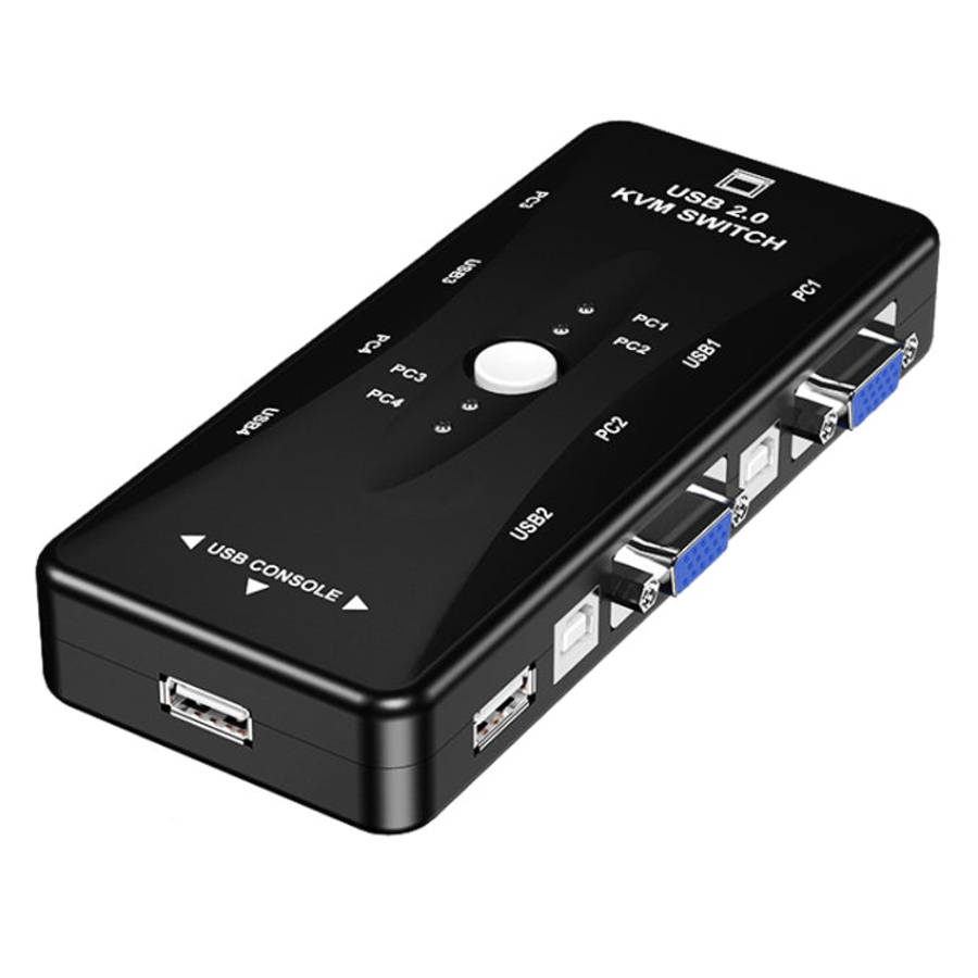 4-PORT KVM Switch, 4 Ports (with USB)