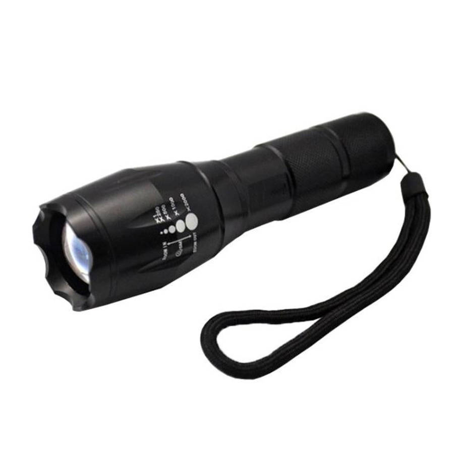 LT-XD White Light LED Flashlight 1800 LM 5-Modes(Black)