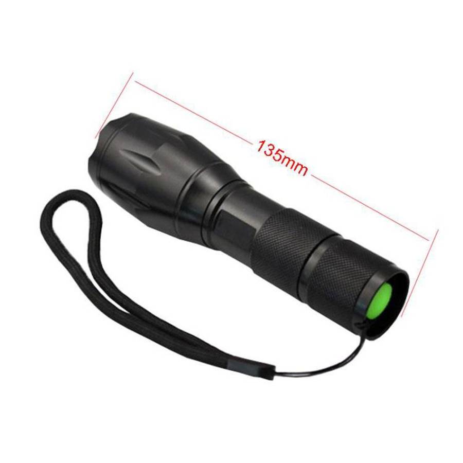 LT-XD White Light LED Flashlight 1800 LM 5-Modes(Black)