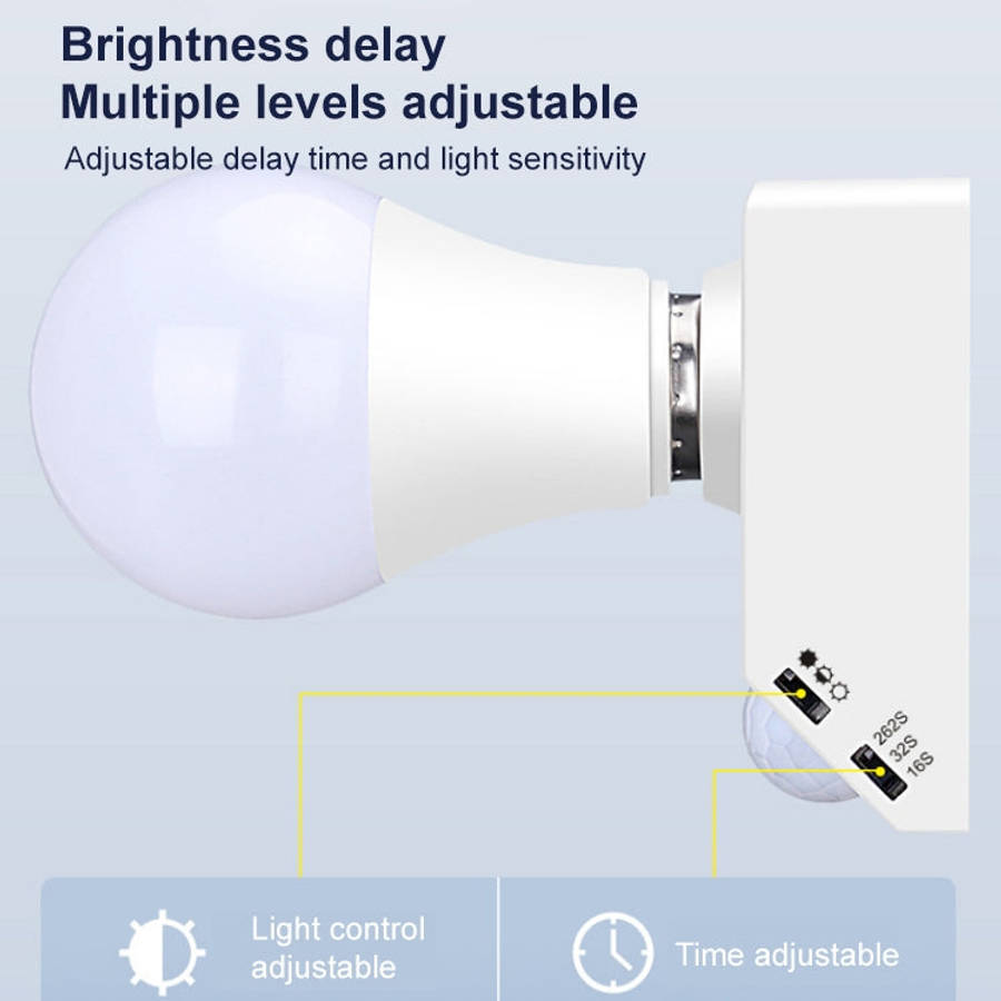 R138 Human Motion Sensor Lamp Holder, Adjustable