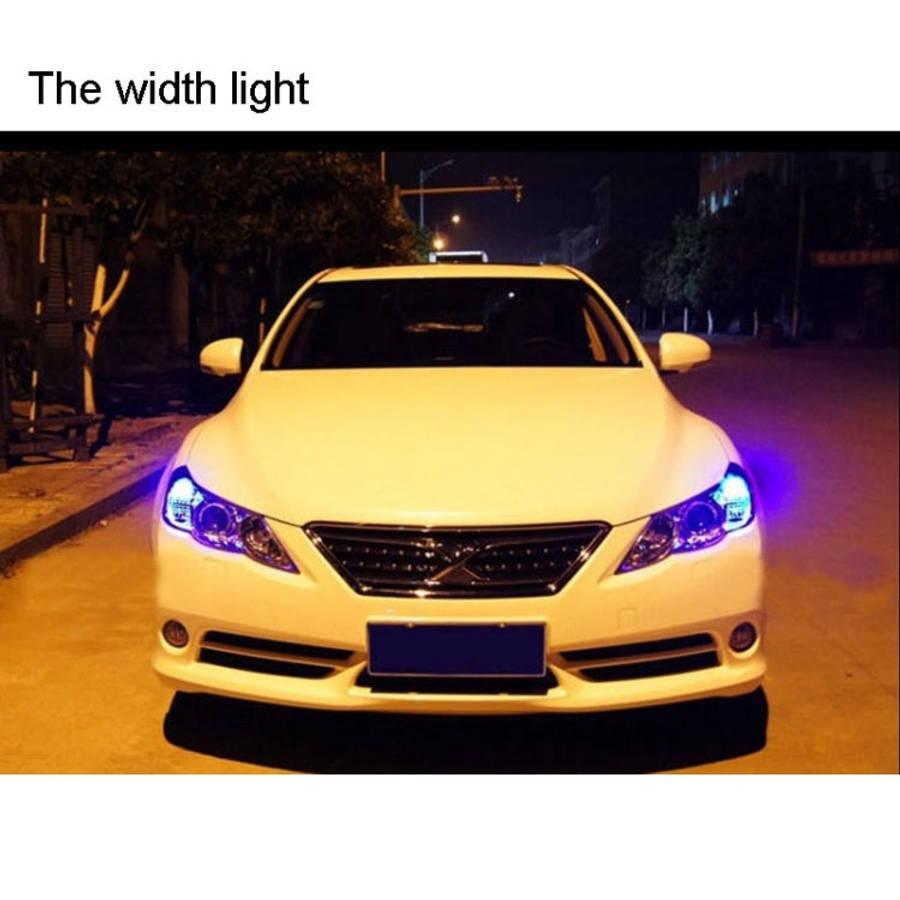 2 PCS T10 1.5W 60LM 1 LED Dark Blue COB LED Brake Light for Vehicles, DC12V