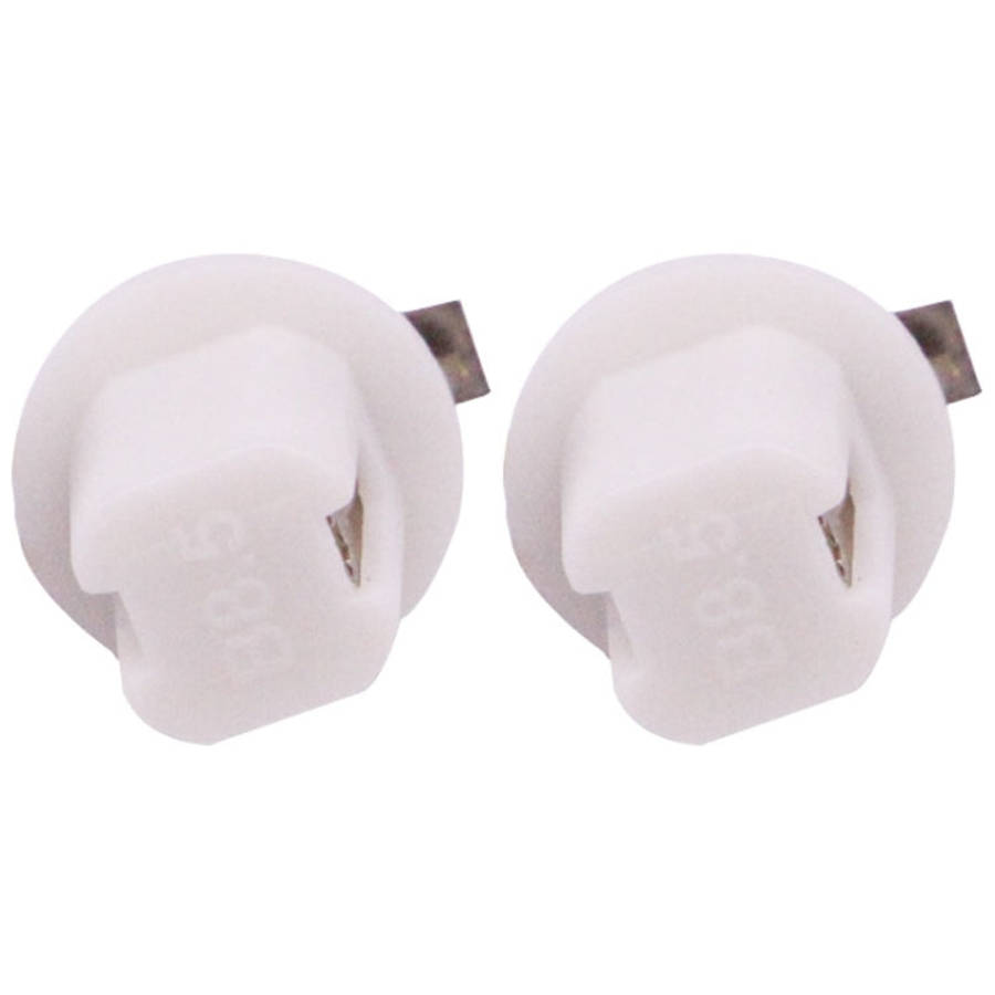2 PCS B8.5 0.2W 12LM 1 LED SMD 5050 LED Instrument Light Bulb Dashboard Light for Vehicles, DC 12...