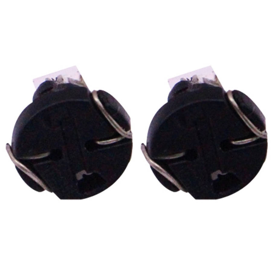 2 PCS T3 White Light 0.1W 5LM 1 LED SMD 3528 LED Instrument Light Bulb Dashboard Light for Vehicl...