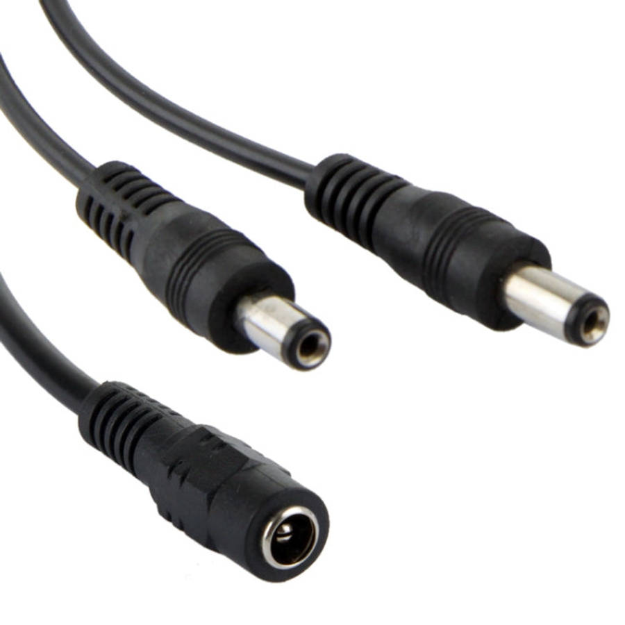 5.5mm x 2.1mm DC Power Female Barrel to 2 Male Barrel Connector Cable for LED Light Controller, L...