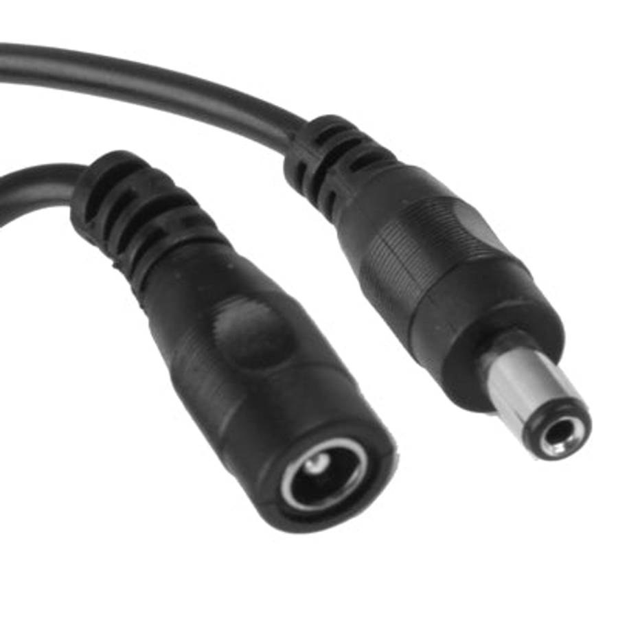 5.5 x 2.1mm DC Power Plug Male to Female Extension Connector Cable with ON / OFF Switch, Length: ...