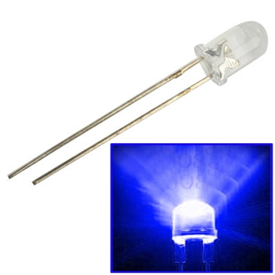 1000 PCS 5mm Water Clear LED Lamp
