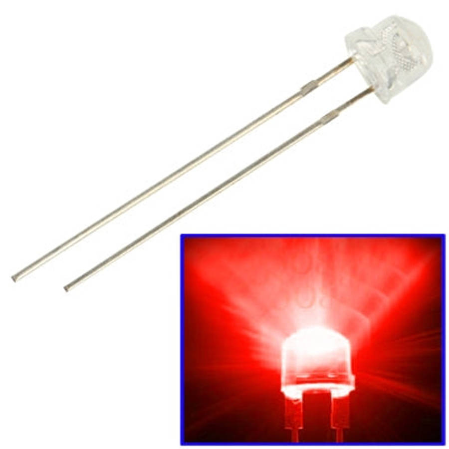 1000 PCS 5mm Straw Hat LED Lamp