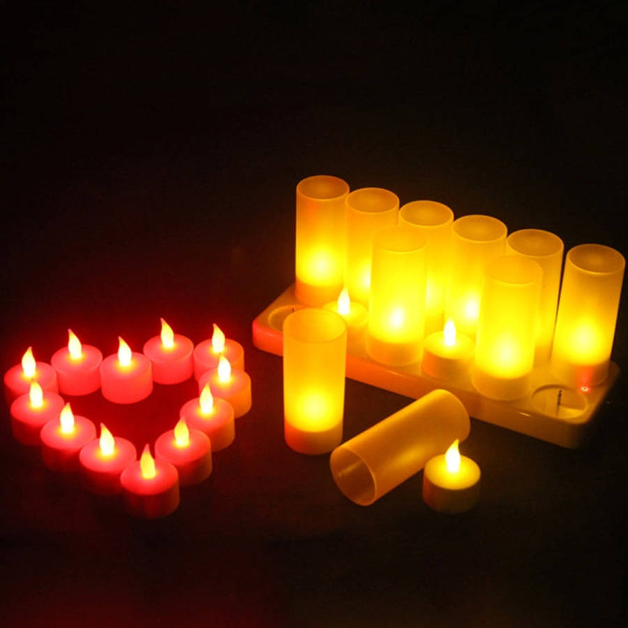 Rechargeable Home Decoration Light with Charging Board, Warm EU Plug