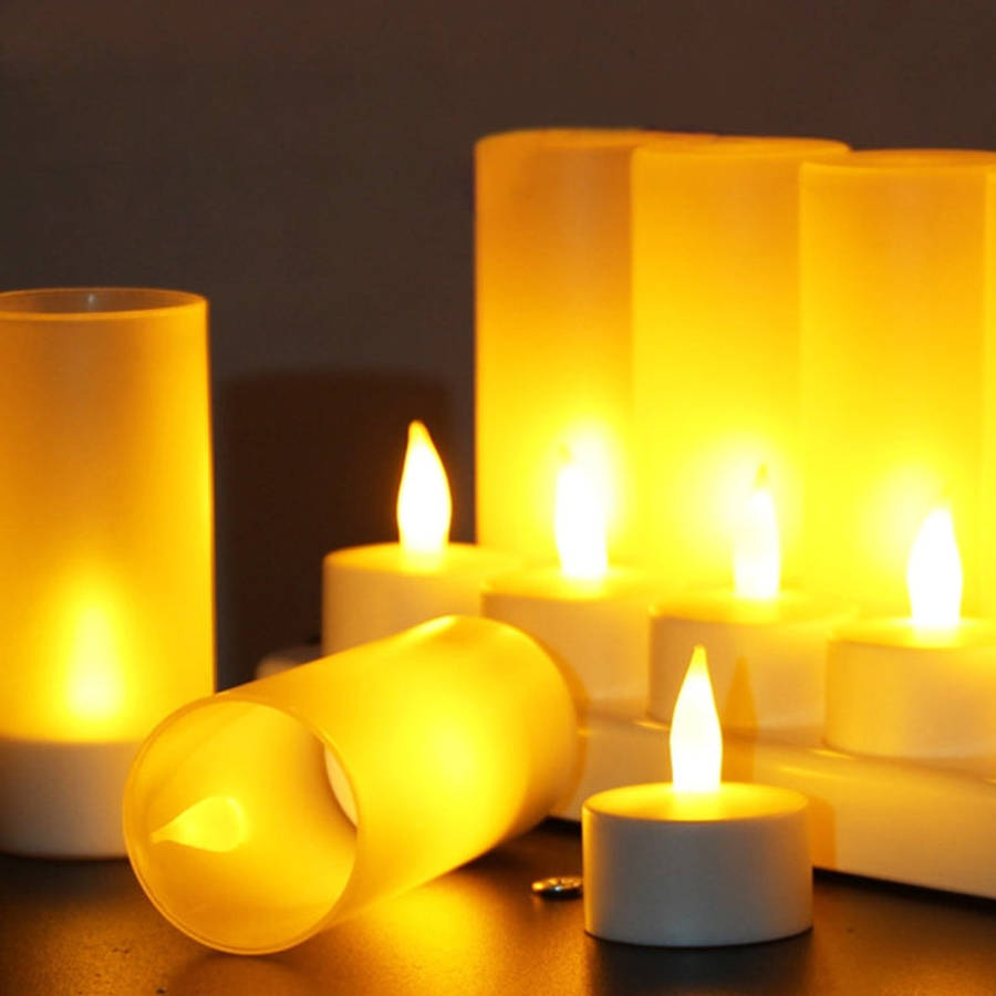 Rechargeable Home Decoration Light with Charging Board, Warm EU Plug