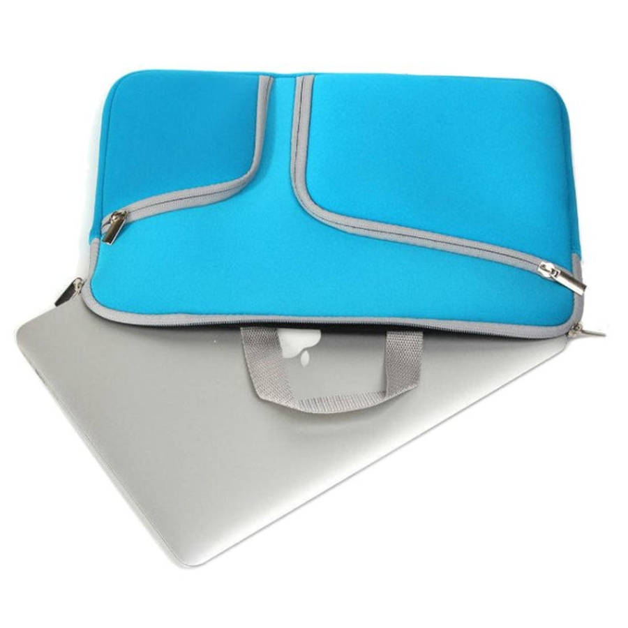 Double Pocket Zip Handbag Laptop Bag for Macbook Pro 15 inch