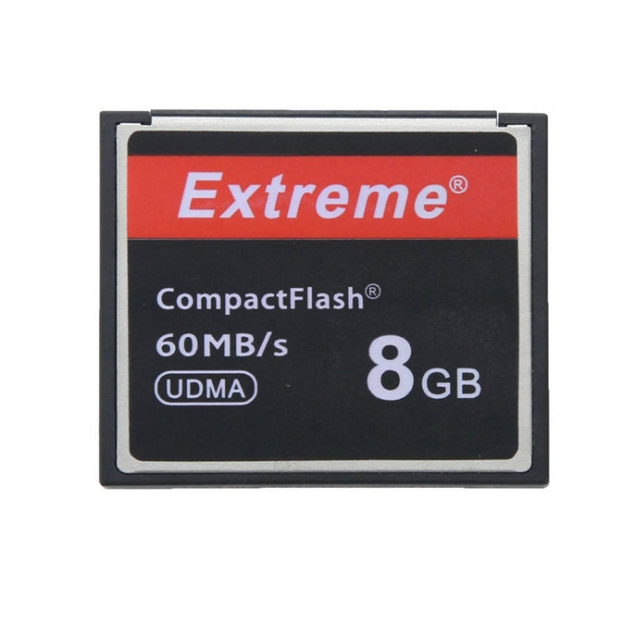 8GB Extreme Compact Flash Card, 400X Read  Speed, up to 60 MB/S (100% Real Capacity), 8GB