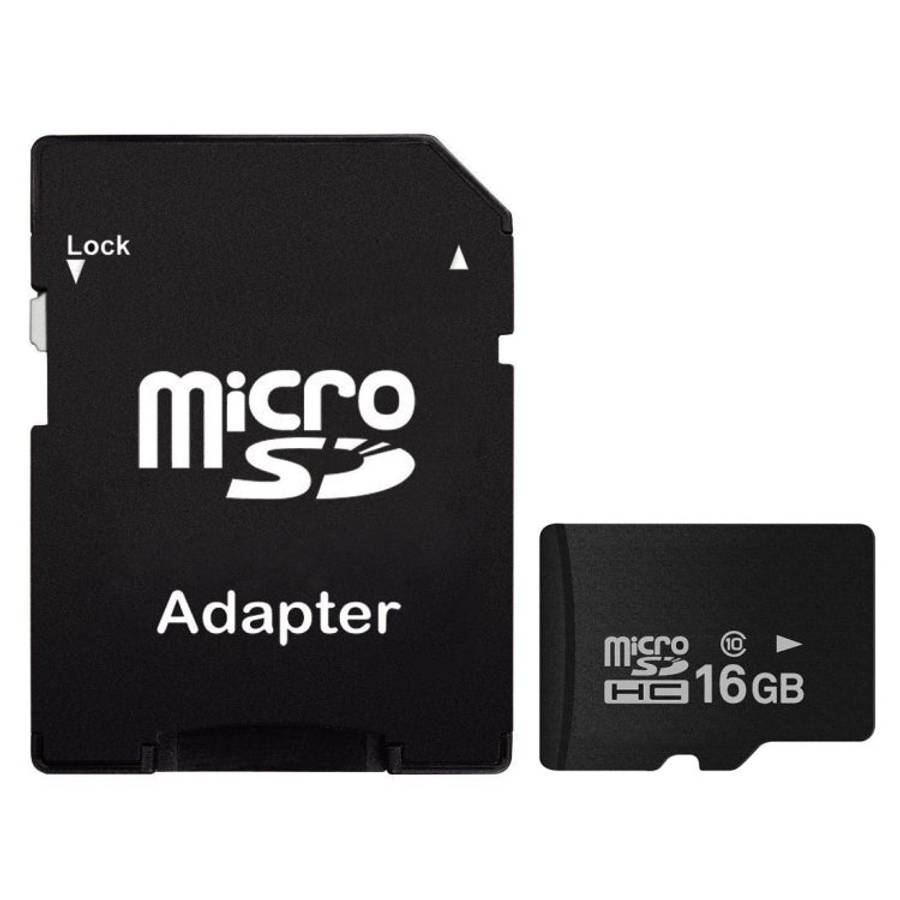 16GB High Speed Class 10 Micro SD(TF) Memory Card from Taiwan, Write: 8mb/s, Read: 12mb/s (100% R...