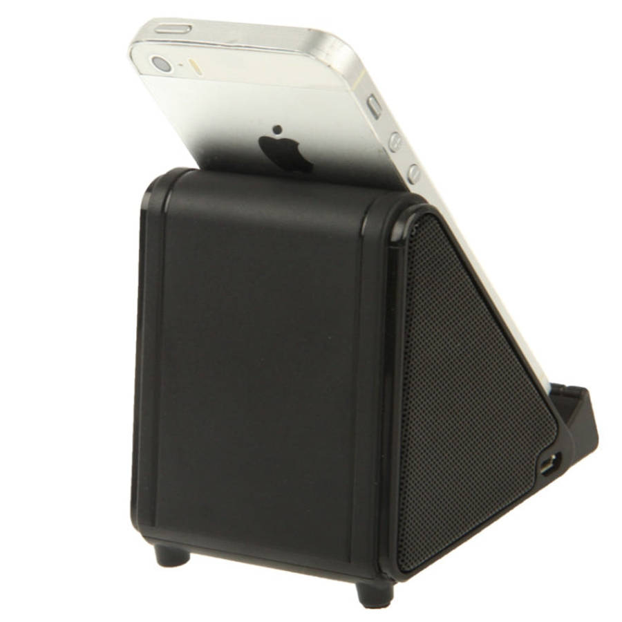 Wireless Magic Audio Amplifying Induction Speaker Holder for iPhone 5 & 5S & 5C / 4 & 4S (Black)