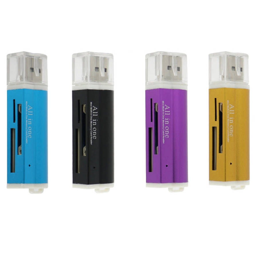 2 PCS Multi All in 1 USB 2.0 Micro SD SDHC TF M2 MMC MS PRO DUO Memory Card Reader