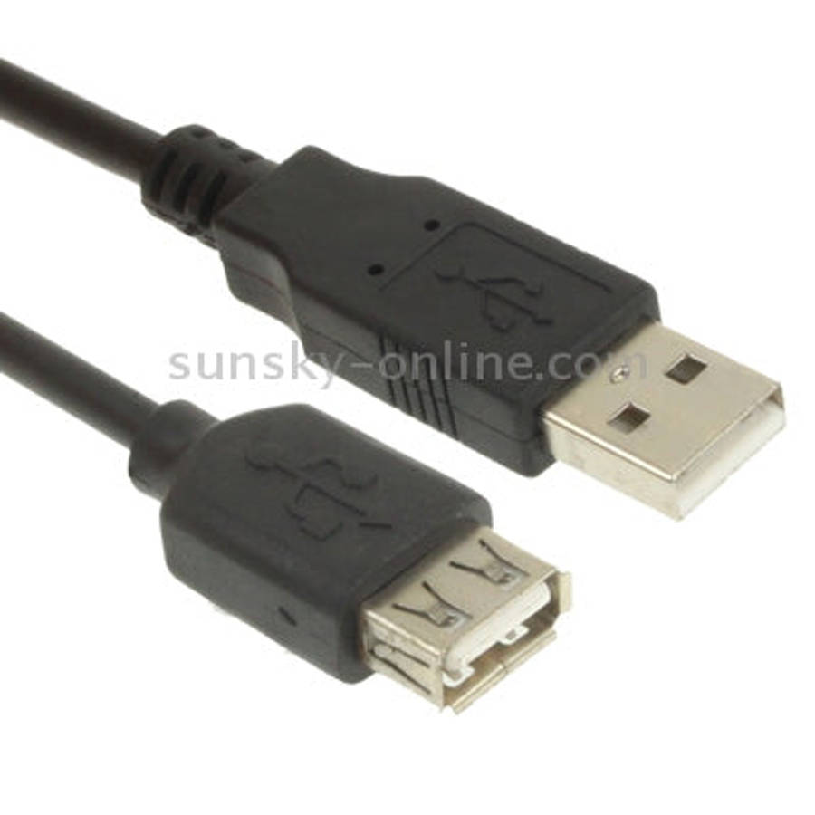 USB 2.0 AM to AF Extension Cable, Length: 1.5m, Length: 1.5m