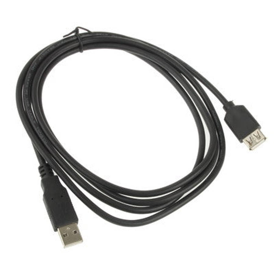 USB 2.0 AM to AF Extension Cable, Length: 1.5m, Length: 1.5m