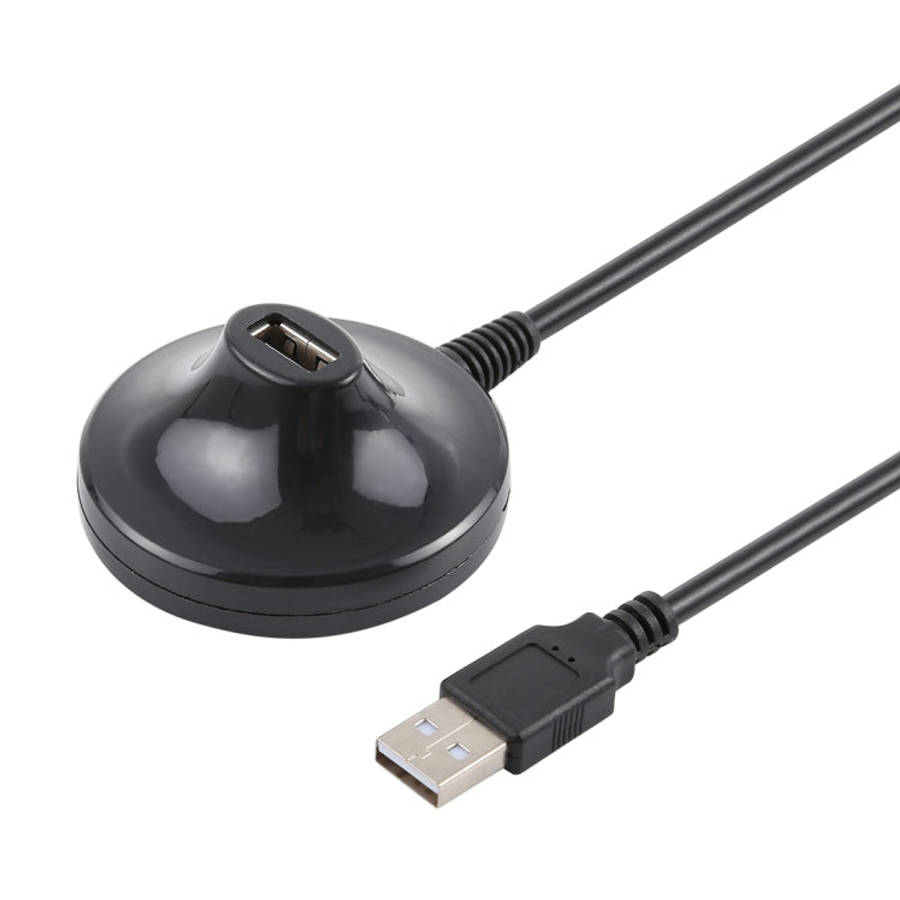 USB 2.0 AM to AF Extension Cable with Base, Length: 1.5m, With Base 1.5m