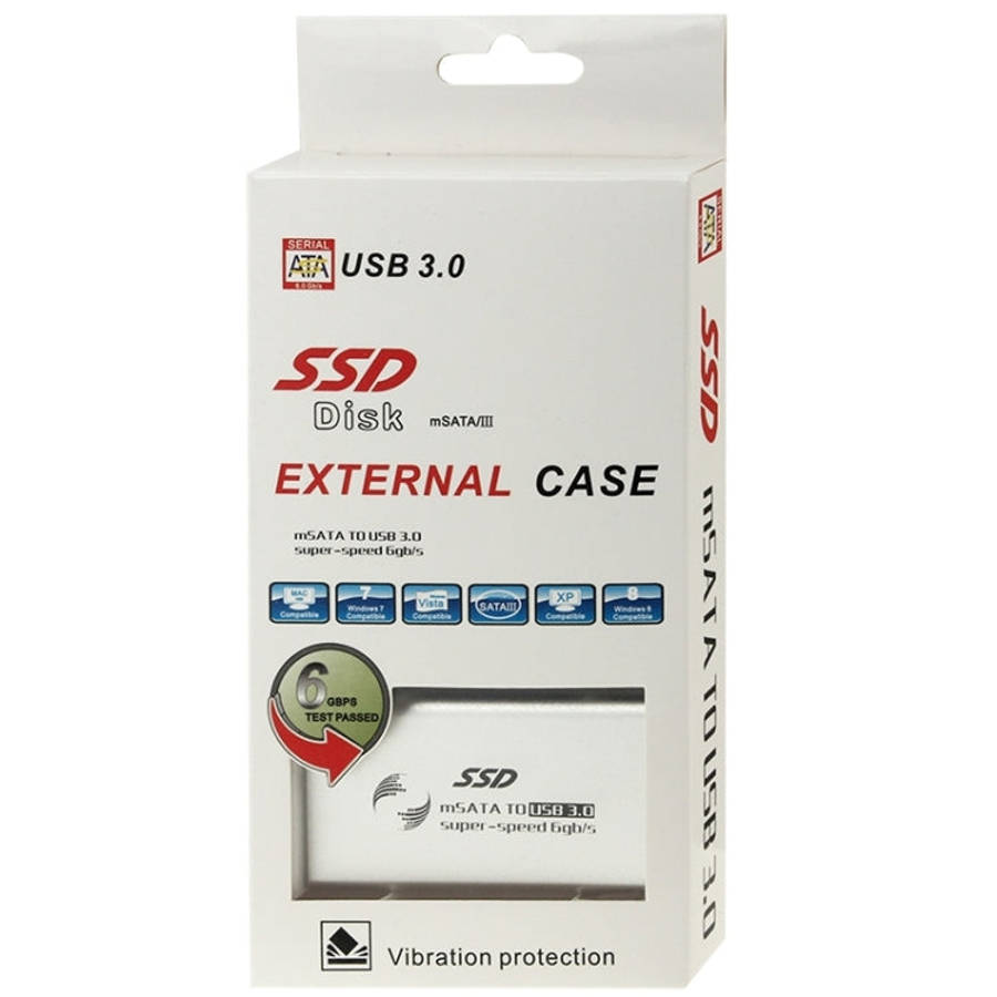 6gb/s mSATA Solid State Disk SSD to USB 3.0 Hard Disk Case