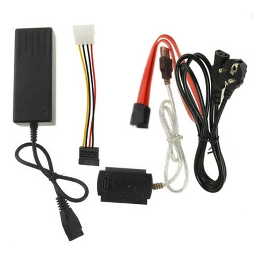 USB 2.0 to IDE & SATA Cable Cable Length: approx 55cm, USB 2.0 to IDE & SATA (EU Plug), USB 2.0 t...