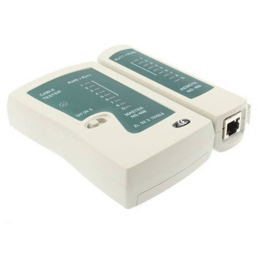 Network Cable Tester Rj45 Rj11 Rj12 Cat5 UTP LAN Networking Tool, RJ45/RJ11 Green