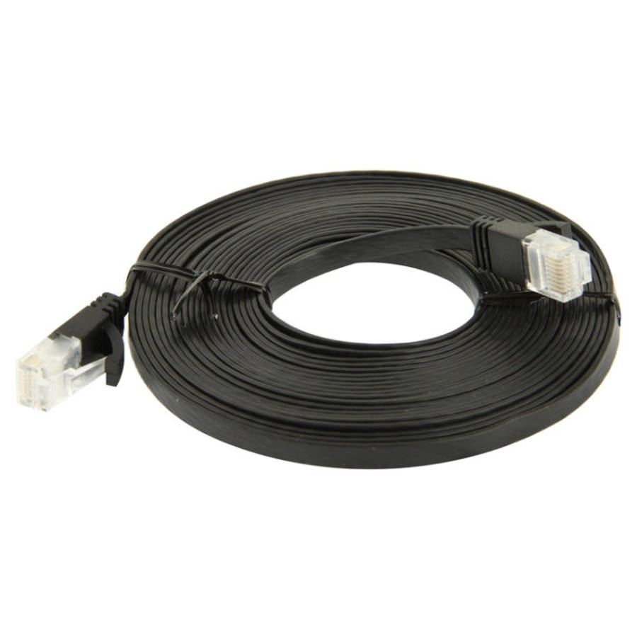 5m CAT6 Ultra-thin Flat Ethernet Network LAN Cable, 5m Black