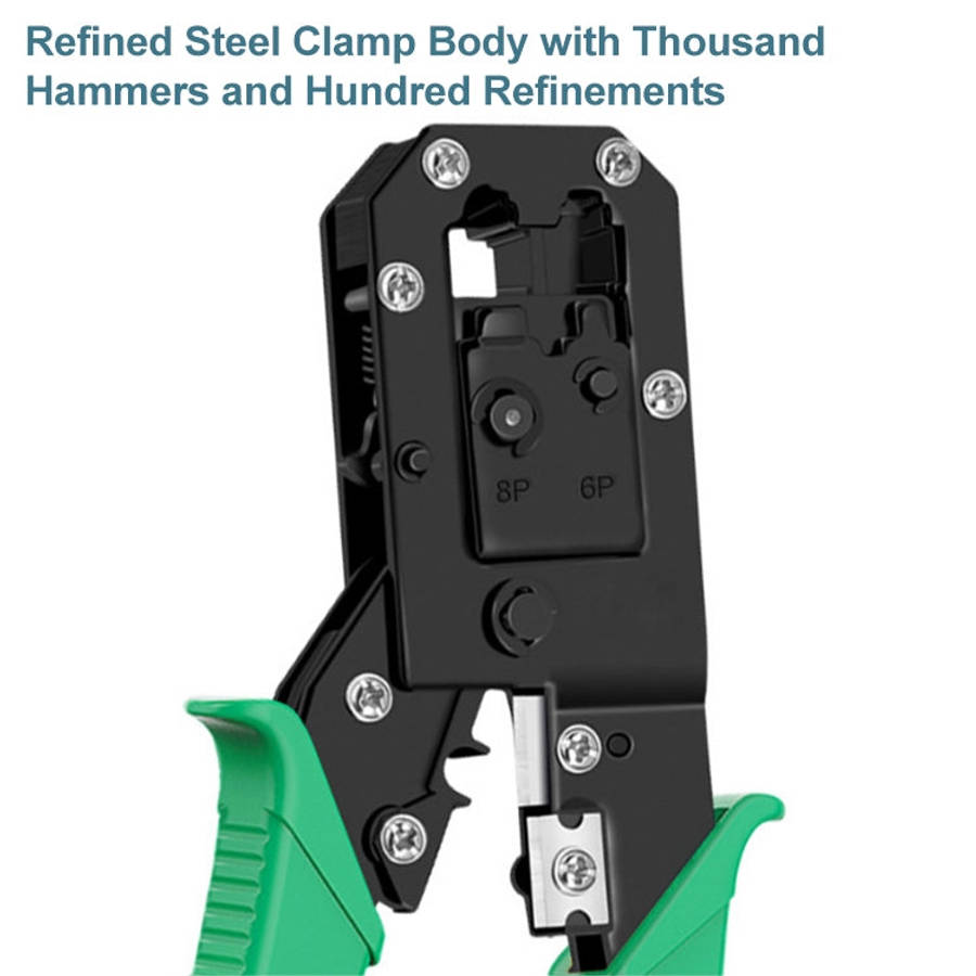 8P8C Handle Networking Crimper Pliers Tool, 8P8C/6P6C/4P4C/RJ11/RJ45/RJ12 Crimping Tool