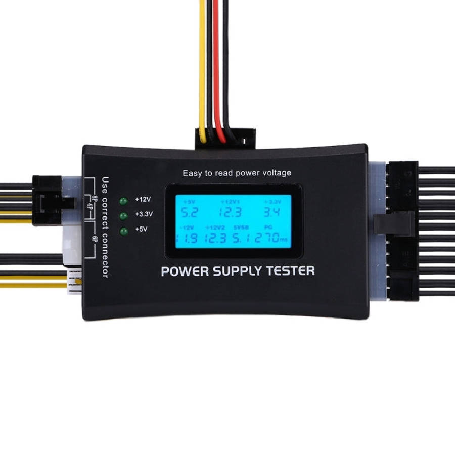Digital LCD Display PC Computer 20/24 Pin Power Supply Tester Checker Power Measuring Diagnostic ...