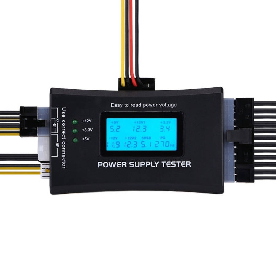 Digital LCD Display PC Computer 20/24 Pin Power Supply Tester Checker Power Measuring Diagnostic ...