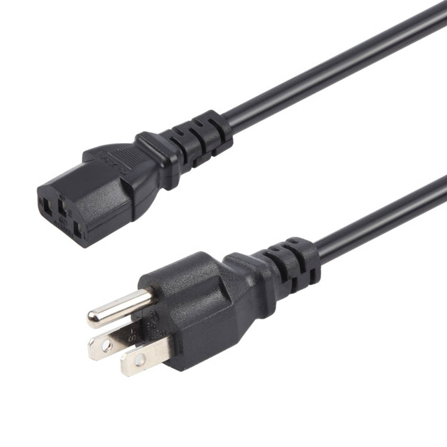 Universal US 3 Prong AC Power Cords for Desktop Computer Printer Monitor Plug, Length:1.5m, 1.5m