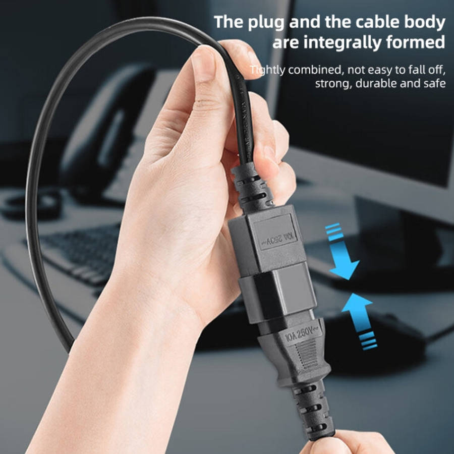 1.5m AC 3 Prong PC Power Extension Cord/Cable, 1.5m
