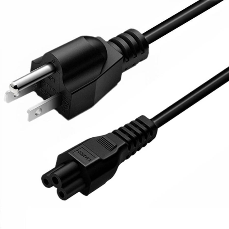 3 Prong Style US Notebook Power Cord, Cable Length: 1.5m, US Plug, Length:1.5m