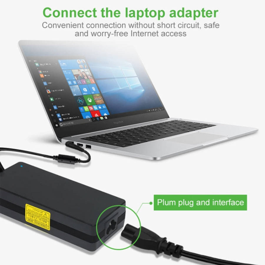 3 Prong Style US Notebook Power Cord, Cable Length: 1.5m, US Plug, Length:1.5m