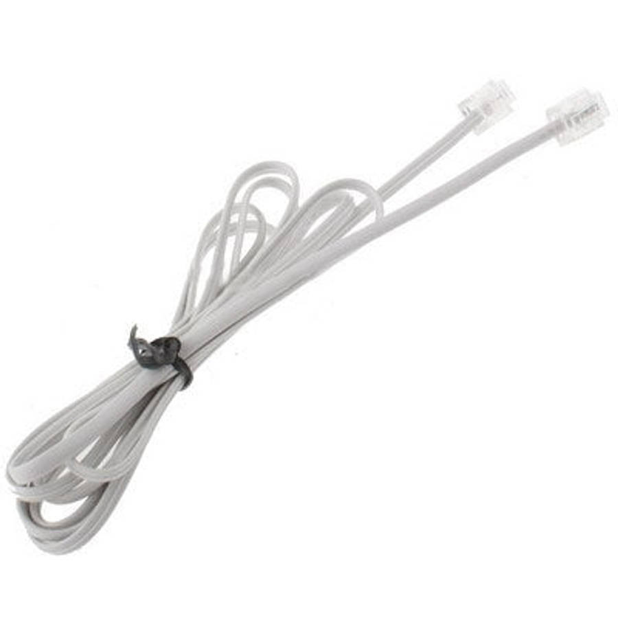 4 Core RJ11 to RJ11 Telephone cable, Length: 1.5m, Length: 1.5m