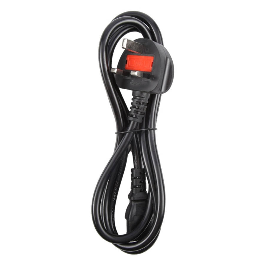 Big UK Plug Computer PC Power Cord 3 Pin Cable, Length:1.5m, 1.5m