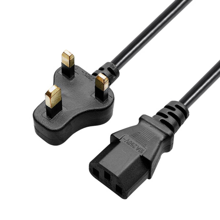 Small UK Power Cord, Cable Length: 1.5m, Small UK Plug, Length: 1.5m