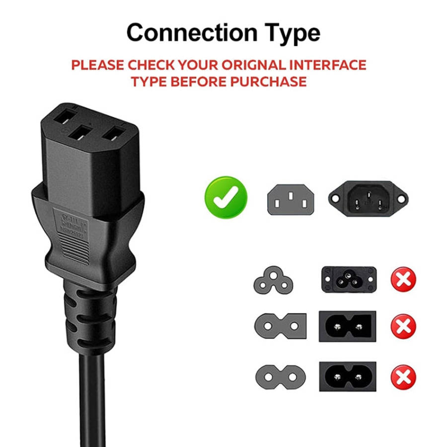 Small UK Power Cord, Cable Length: 1.5m, Small UK Plug, Length: 1.5m