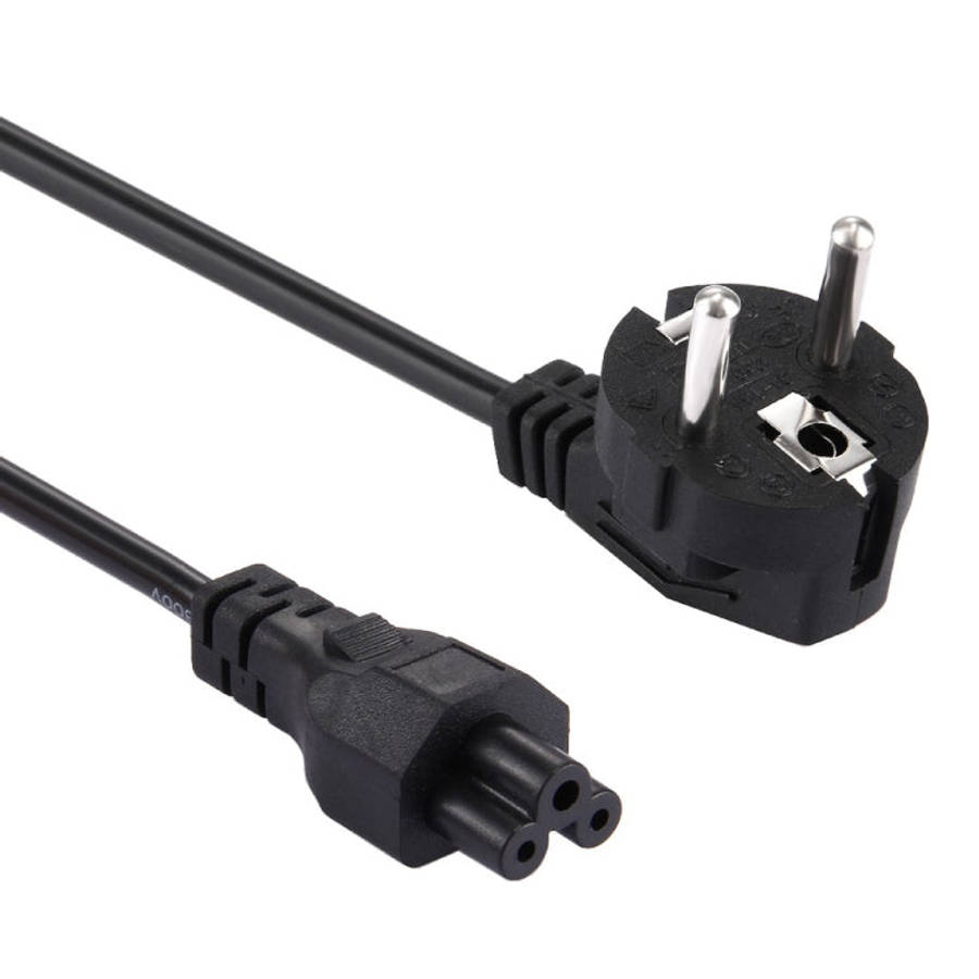 1.5m 3 Prong Style EU Notebook Power Cord, EU Plug, Length:1.5m