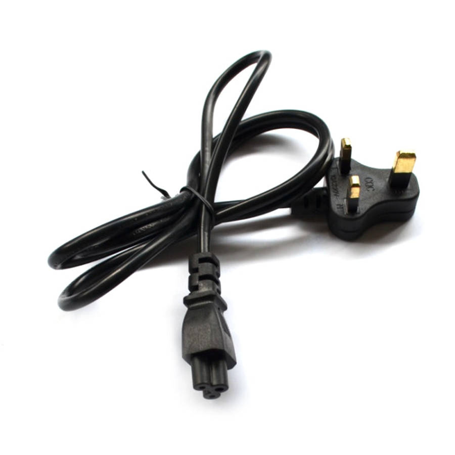 1.2m 3 Prong Style Small UK Notebook Power Cord, Small UK Plug, Length: 1.2m