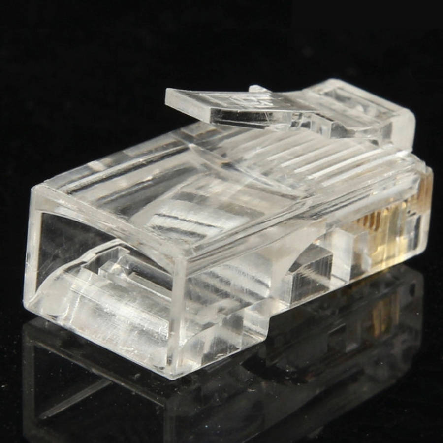 100pcs /Pack High-Performance RJ45 Connector Modular Plug, Gold: 3u 3 Feet, Gold: 3u 3 Feet