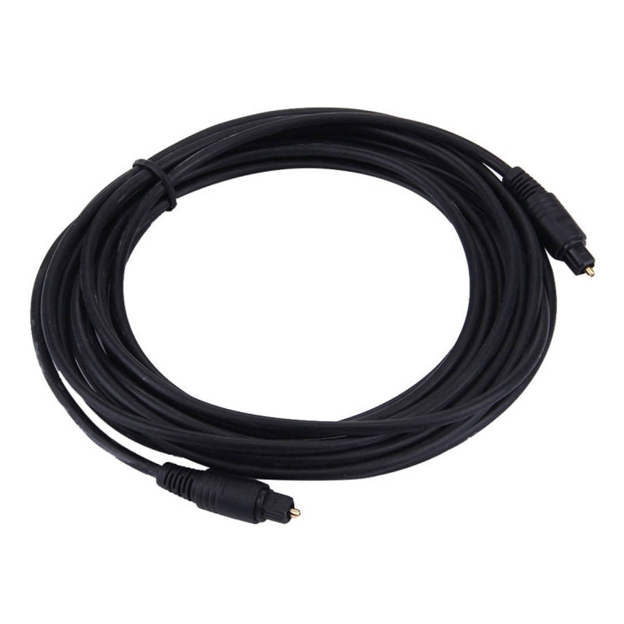 Digital Audio Optical Fiber Toslink Cable, Cable Length: 5m, OD: 4.0mm (Gold Plated), 5m