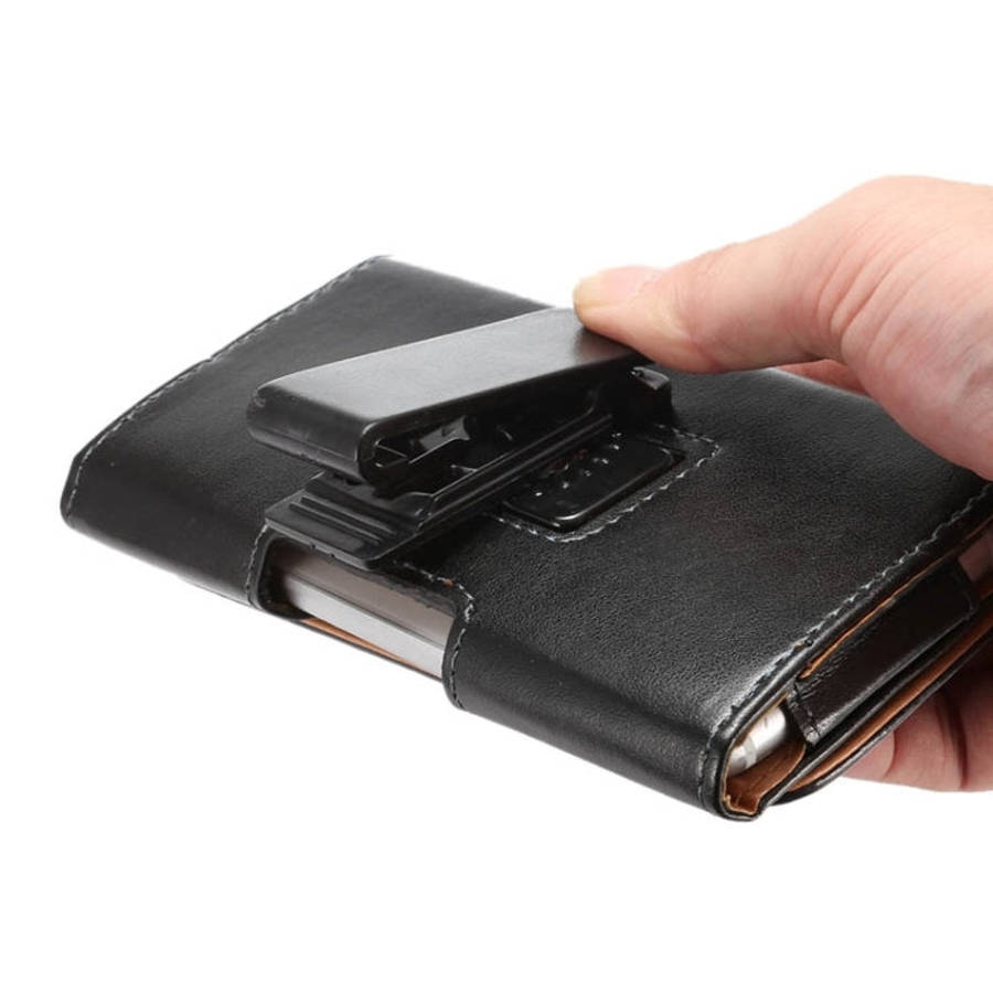 5.5 inch Sheepskin Texture Universal Rotatable Horizontal Style Leather Case with Belt Hole for G...