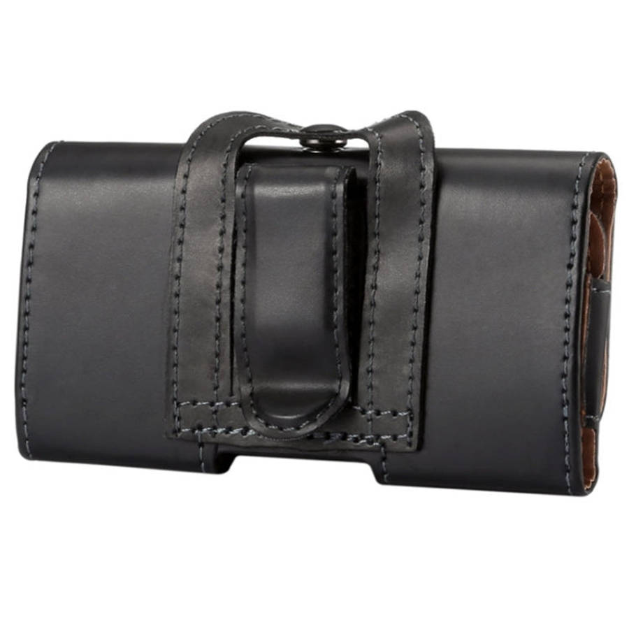 For iPhone X  & Galaxy S6 / G920 Crazy Horse Texture Vertical Flip Leather Case / Waist Bag with ...