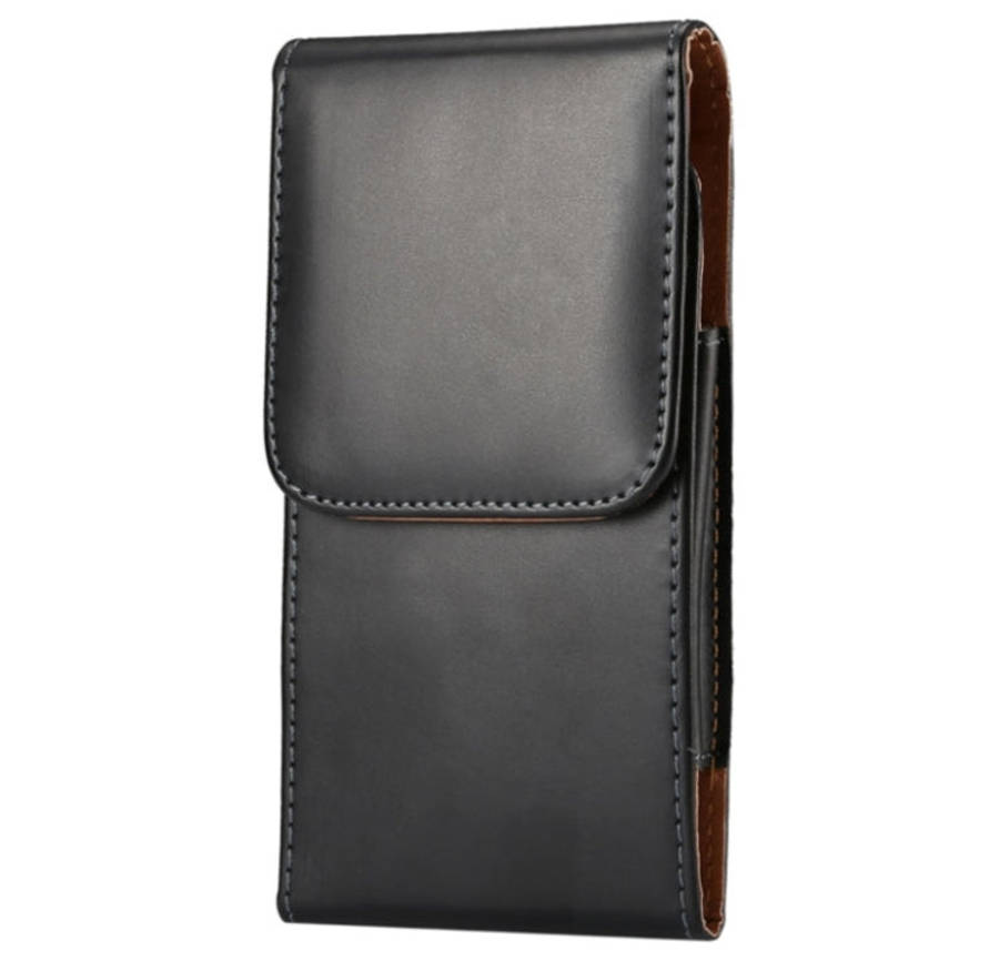 For iPhone X  & Galaxy S7 & S6 / G920 Crazy Horse Texture Vertical Flip Leather Case / Waist Bag ...