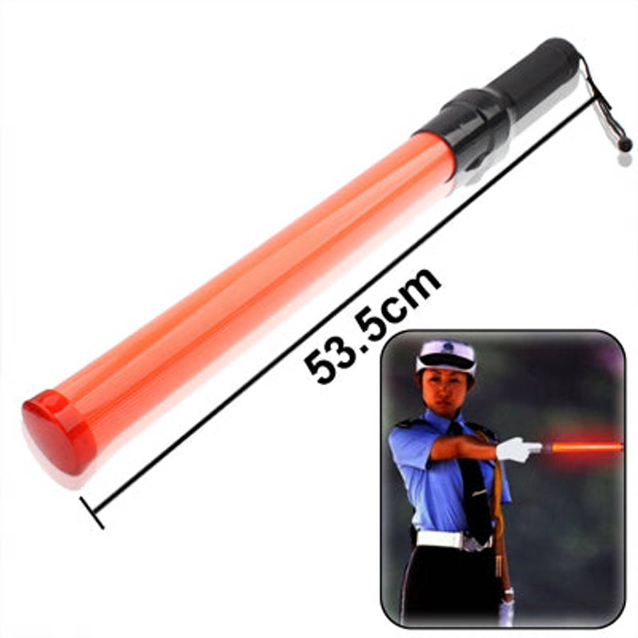 Safety Traffic 3-Mode Control Red LED Baton with Alarm Function, Length: 53.5cm, Length: 53.5cm w...