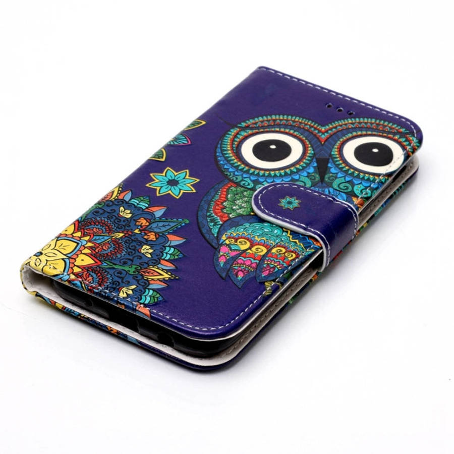 For Galaxy J3 (2017) (EU Version) Gloss Oil Embossed Horizontal Flip Leather Case with Holder & C...