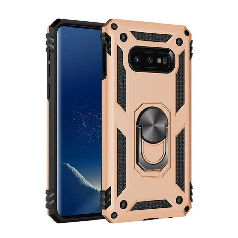 Sergeant Armor Shockproof TPU + PC Protective Case for Galaxy S10e, with 360 Degree Rotation Hold...